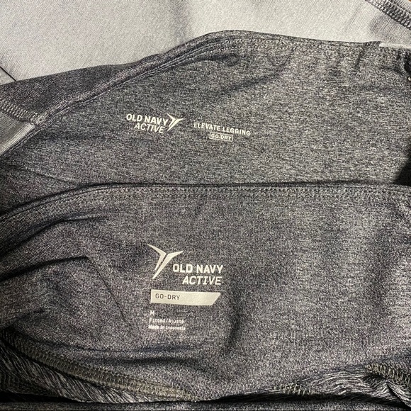 2/$25🟣 Grey/white Old Navy legging bundle - Picture 2 of 4